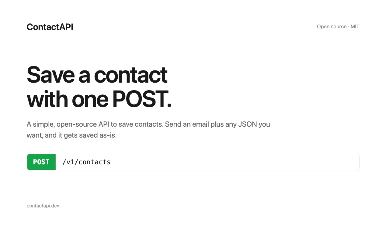 ContactAPI 截图
