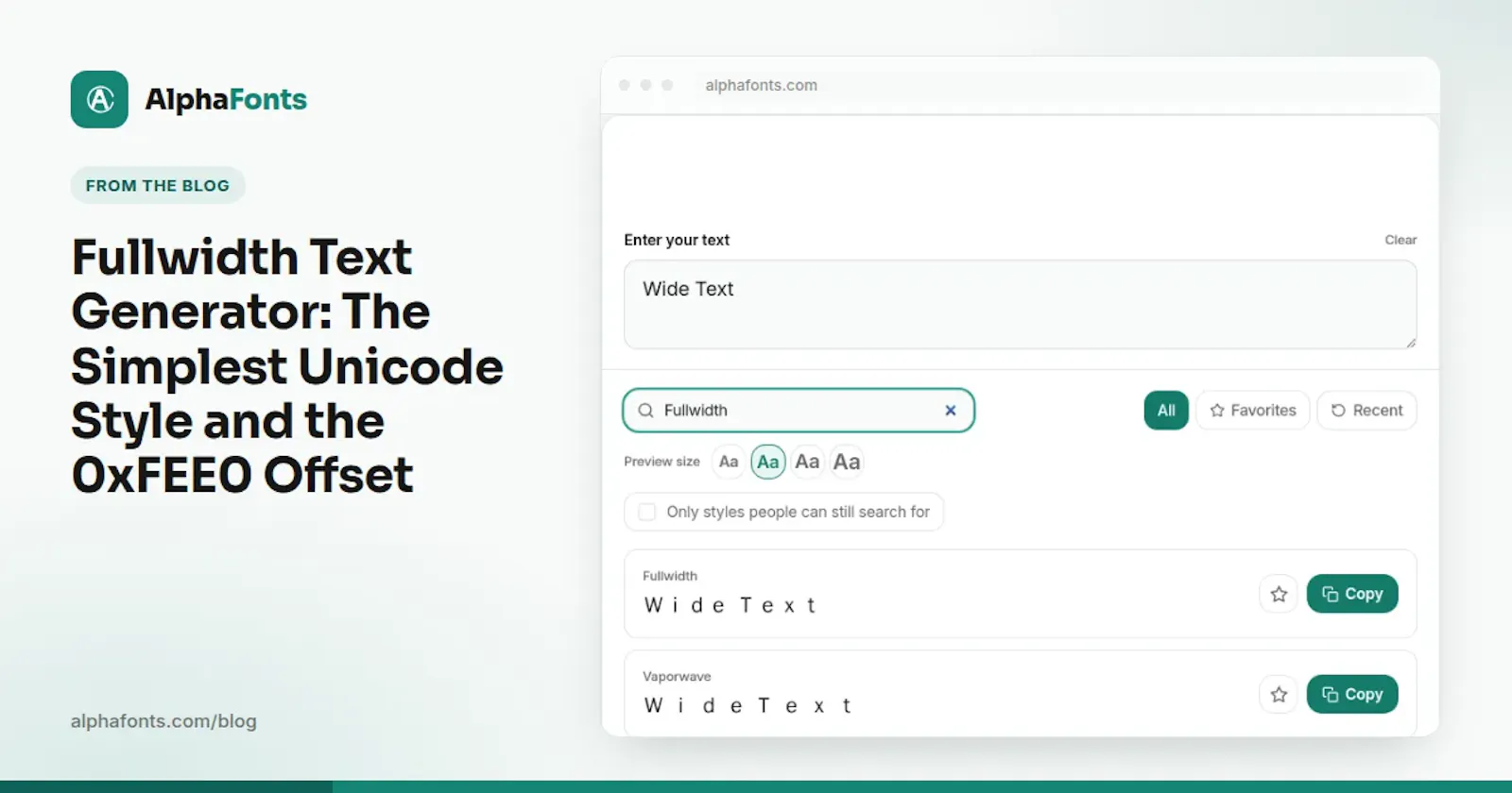AlphaFonts screenshot 6