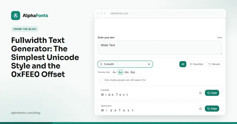 AlphaFonts screenshot 6