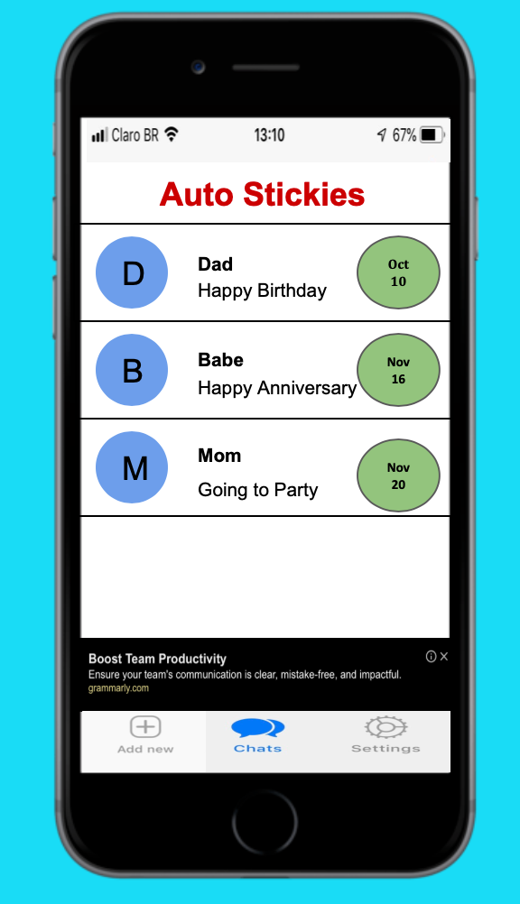 AutoStickies gallery image