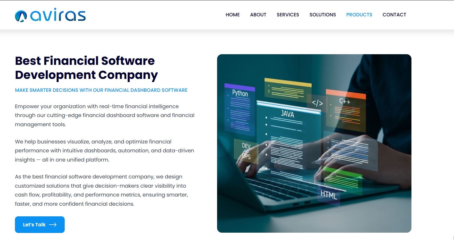 Financial Software Development | Aviras  gallery image