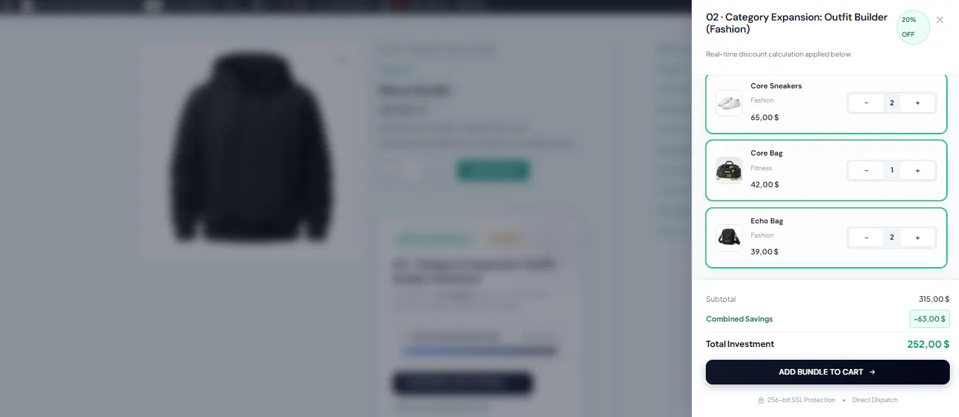 Dynamic Product Bundler Pro gallery image