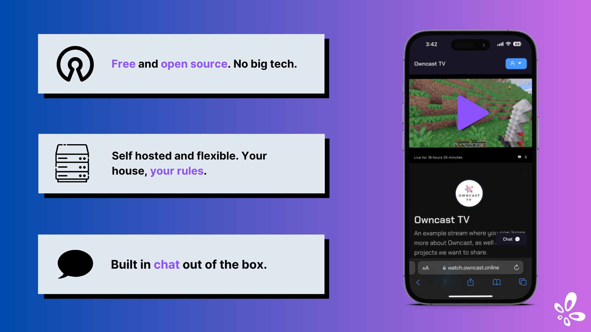 Owncast media 3
