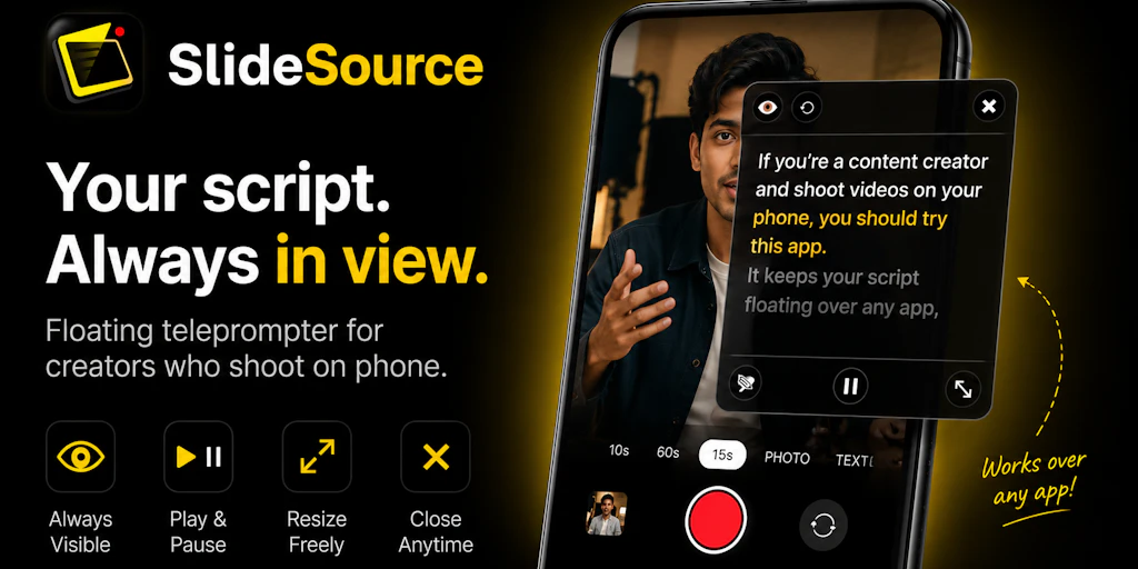 SlideSource Teleprompter