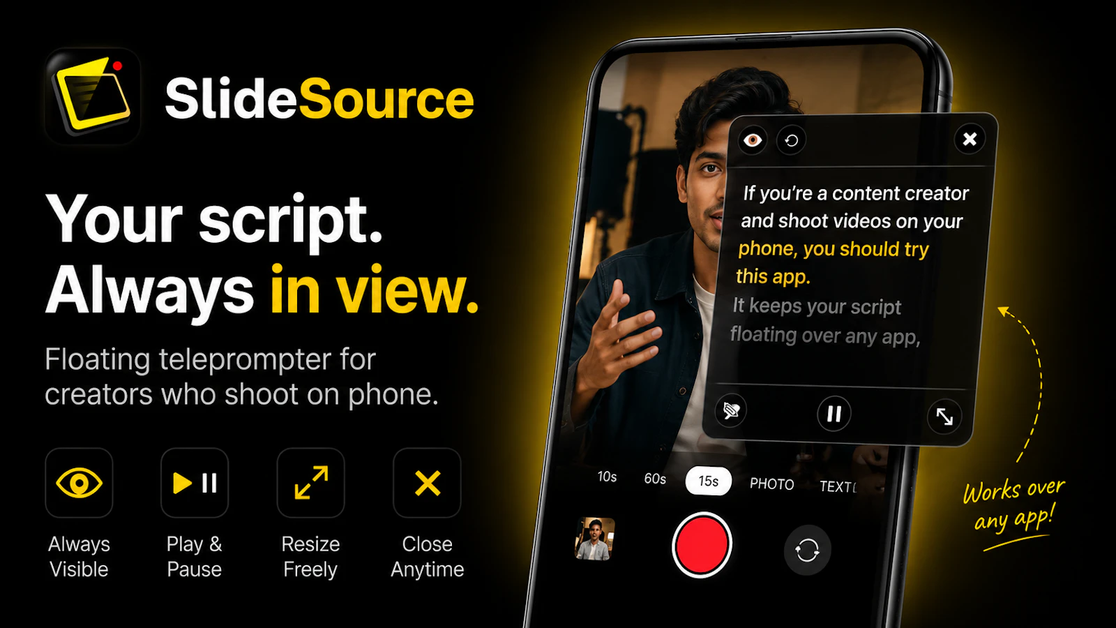 SlideSource Teleprompter screenshot 1