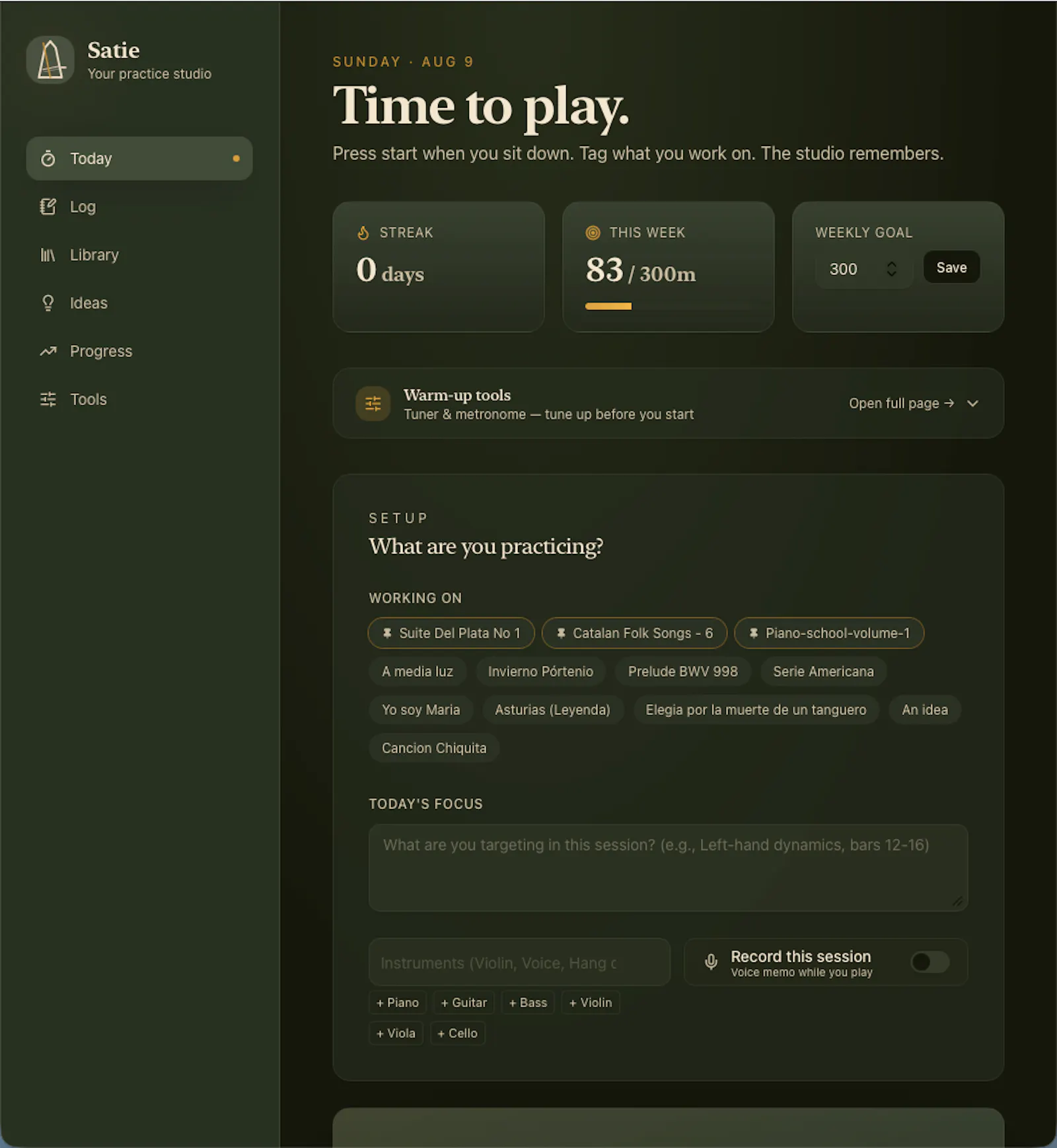 Satie screenshot 5
