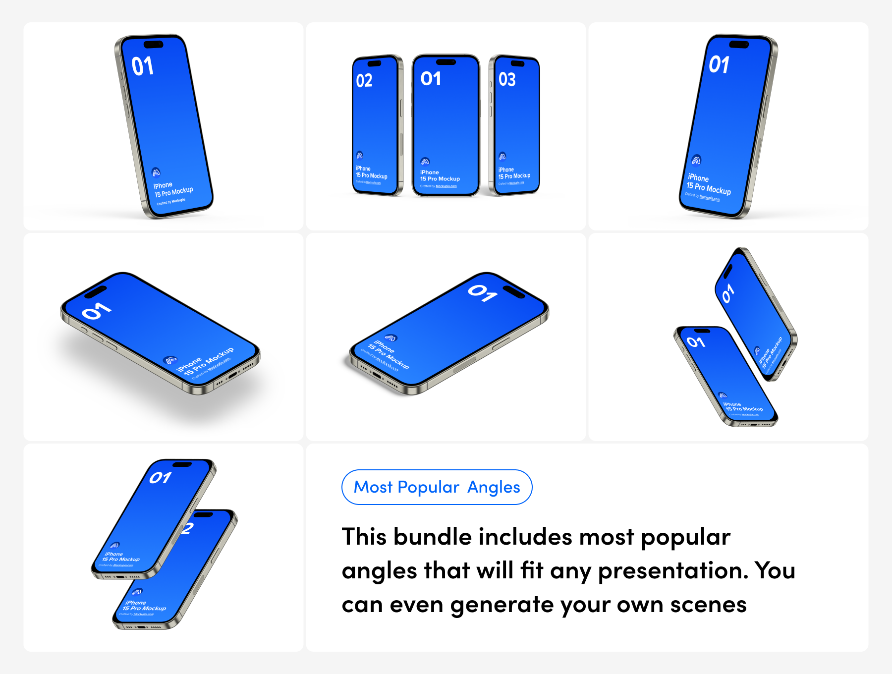 iPhone 15 Pro Mockup Bundle media 3