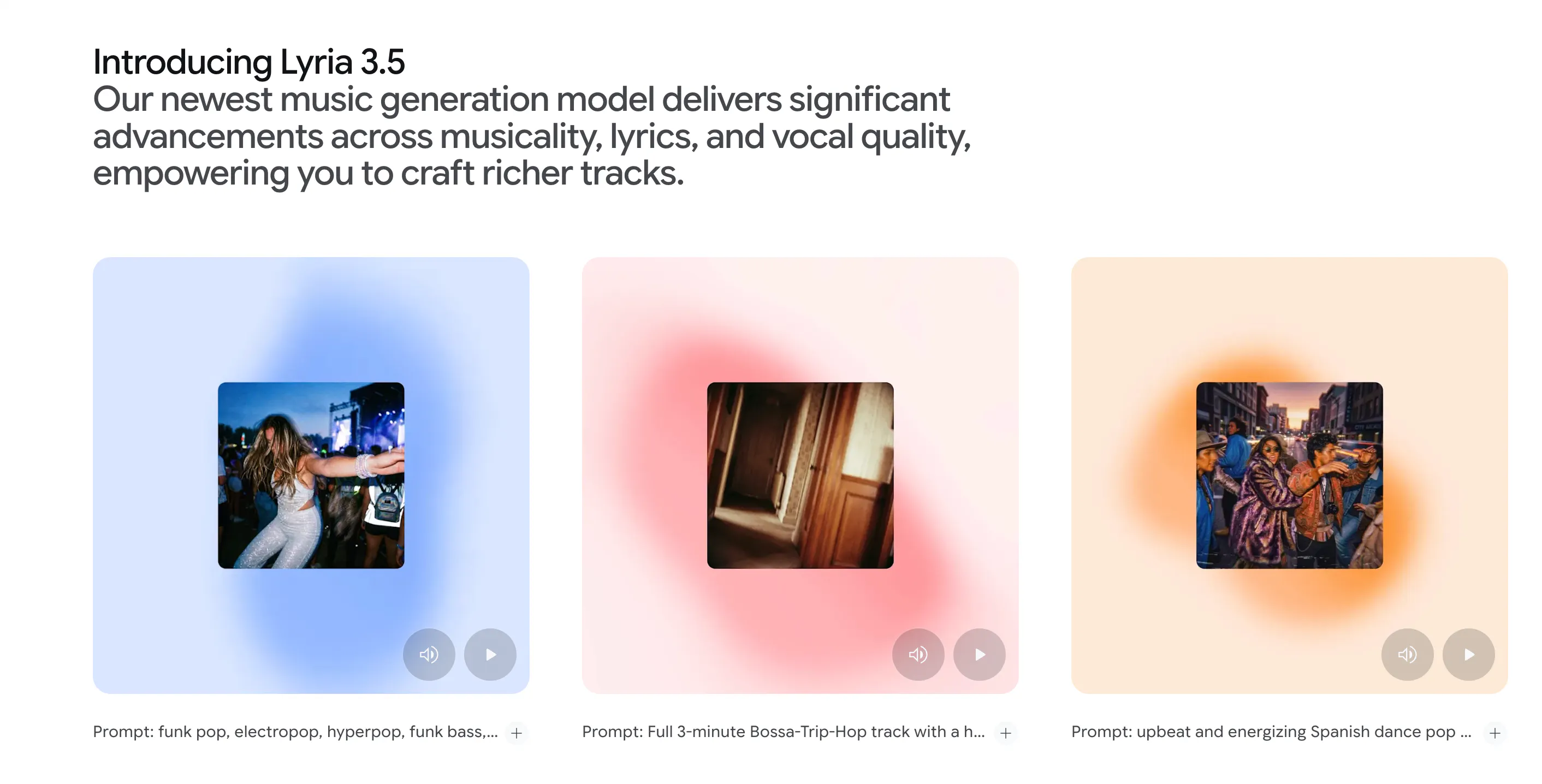Lyria 3.5 by Google DeepMind gallery image