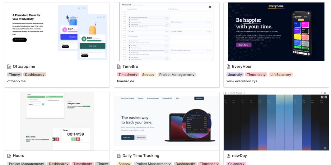 Time Trackers: List of the Landscape gallery image