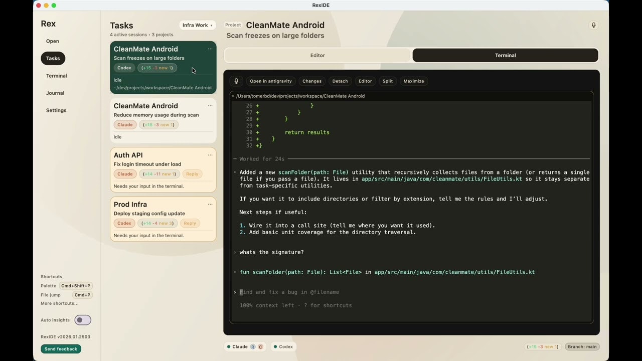 RexIDE gallery image