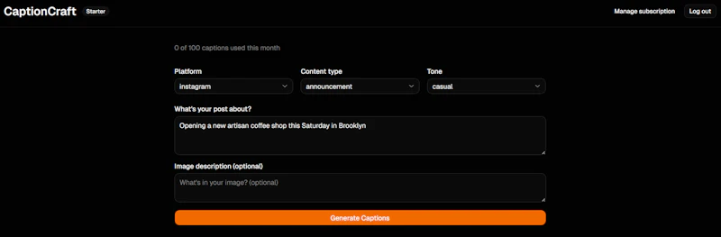 CaptionCraft screenshot 3