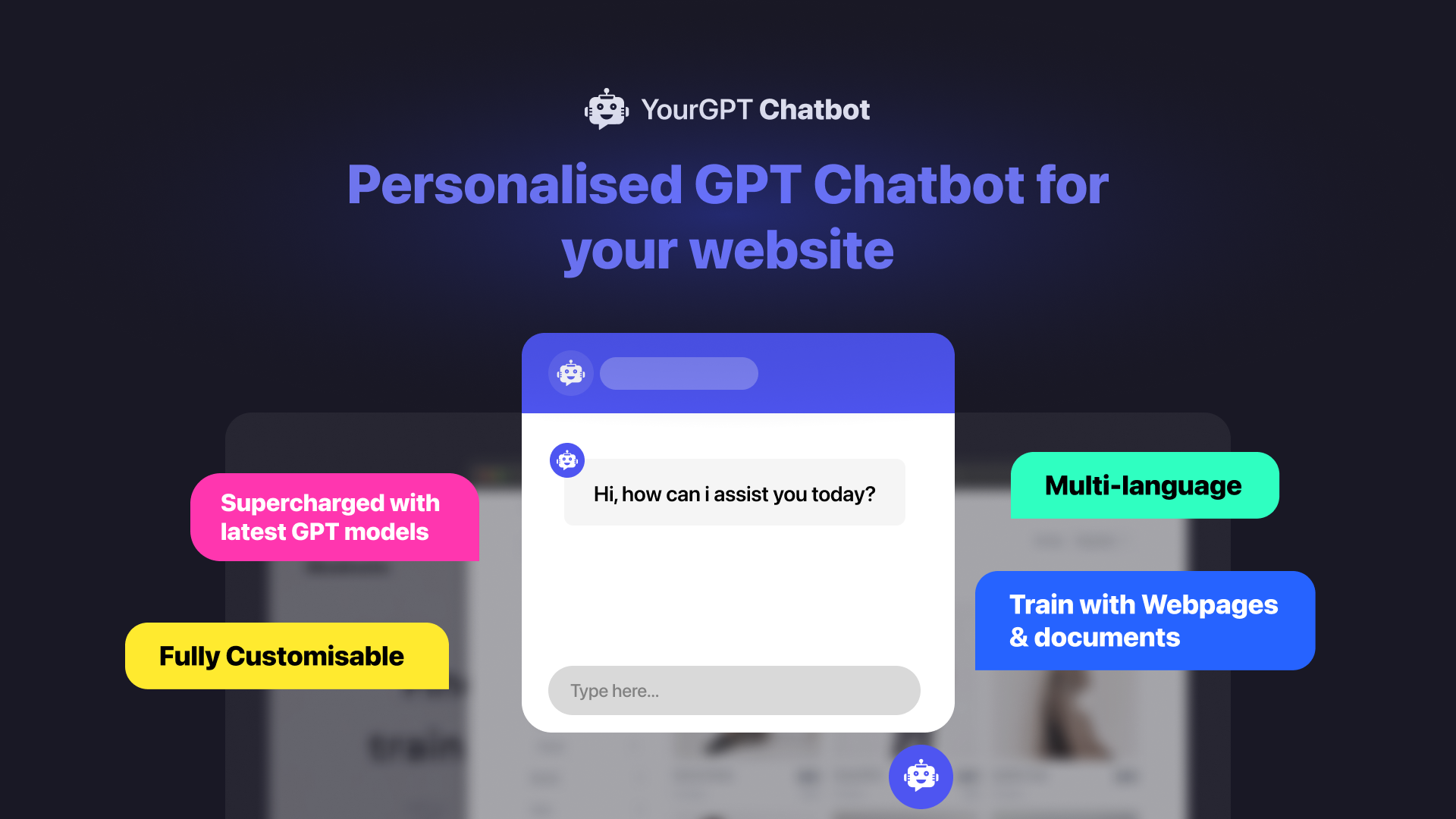 YourGpt Chatbot - KI -betriebener Chatbot für Ihre Website und Ihren Kundensupport Medien 1