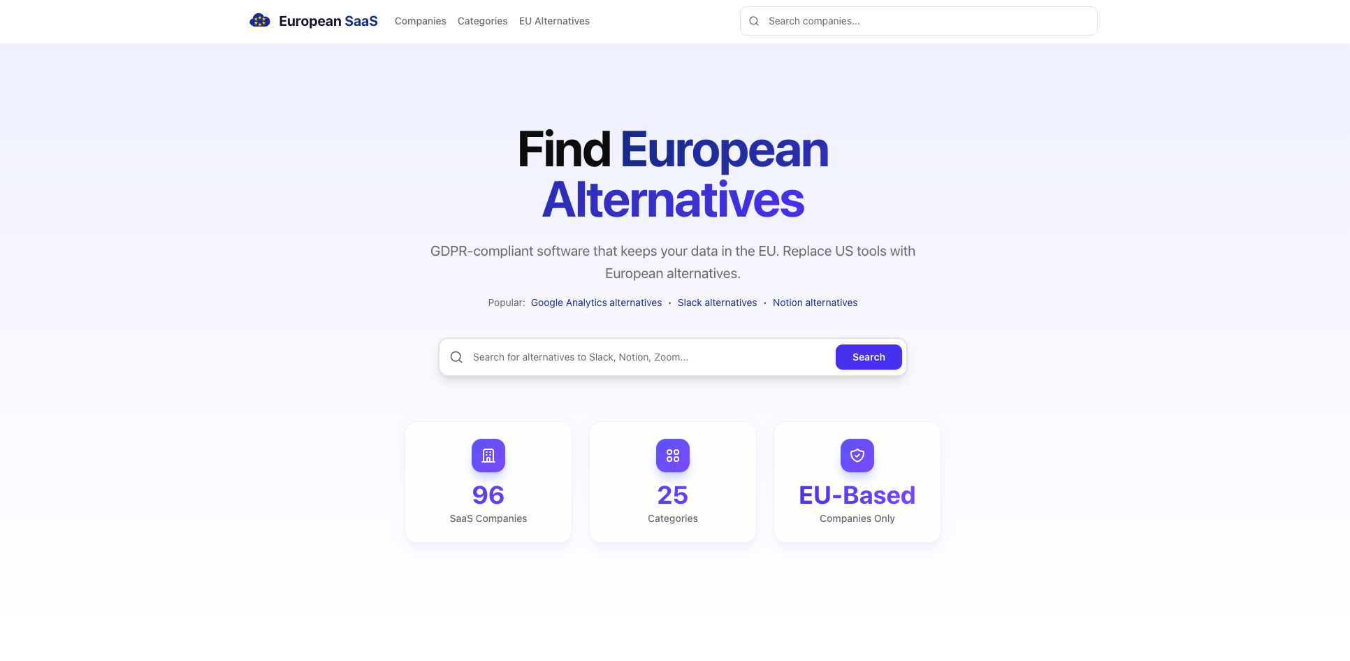 European SaaS gallery image