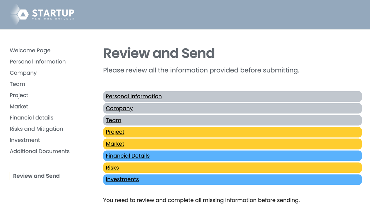 Startup Venture Builder - Platform gallery image