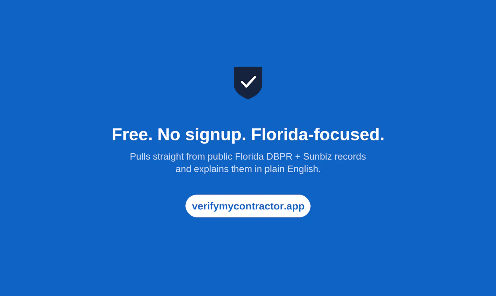 Verify My Contractor screenshot 5