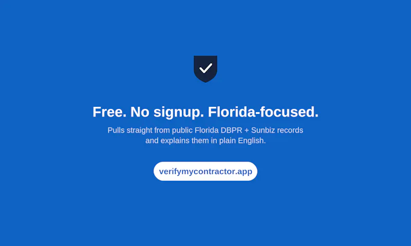 Verify My Contractor screenshot 5