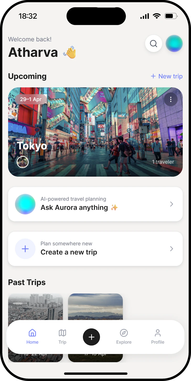 TripUp screenshot 1