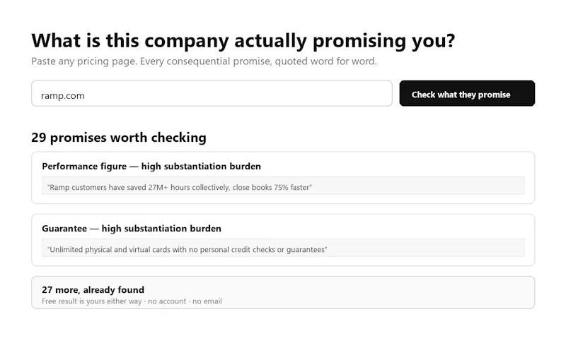 PromiseProof screenshot 1