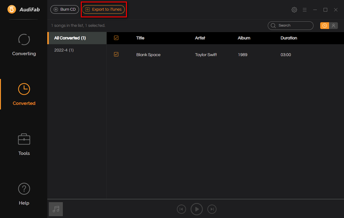 AudiFab Spotify Music Converter media 3