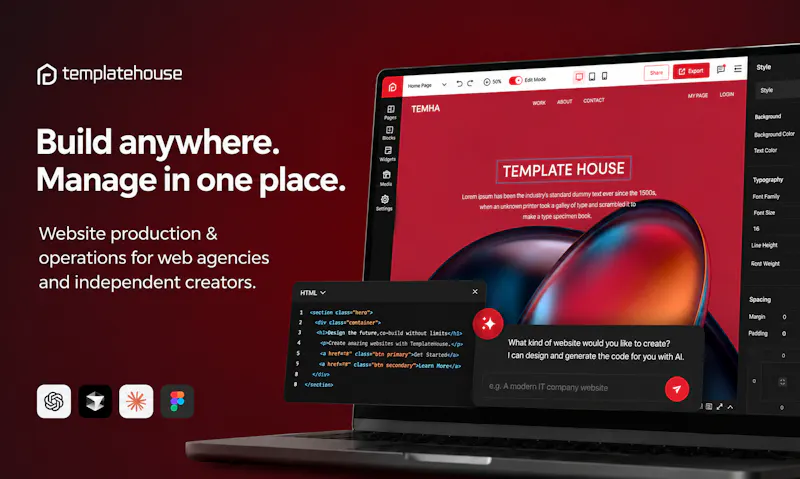 TemplateHouse screenshot 2
