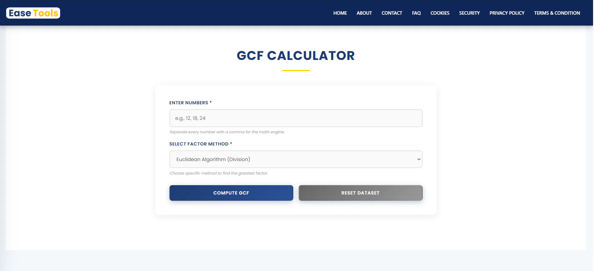 GCF Calculator gallery image