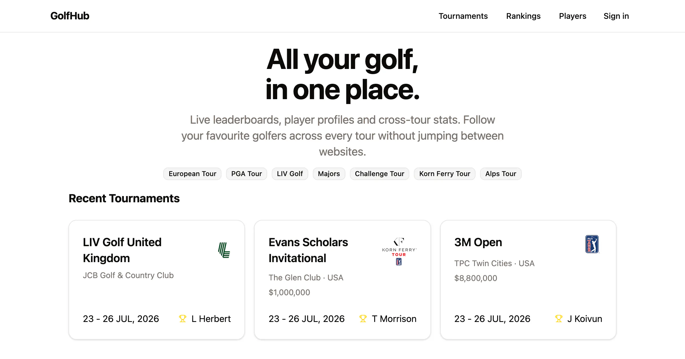 GolfHub gallery image