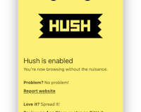 Hush for Safari media 2