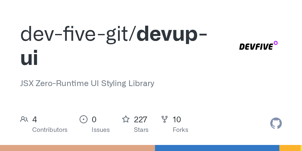 Media CSS-IN-JS không có thời gian: DEVUP-UI - Dev-Five-Git/Devup-UI: Thư viện kiểu UI không có thời gian của JSX 1