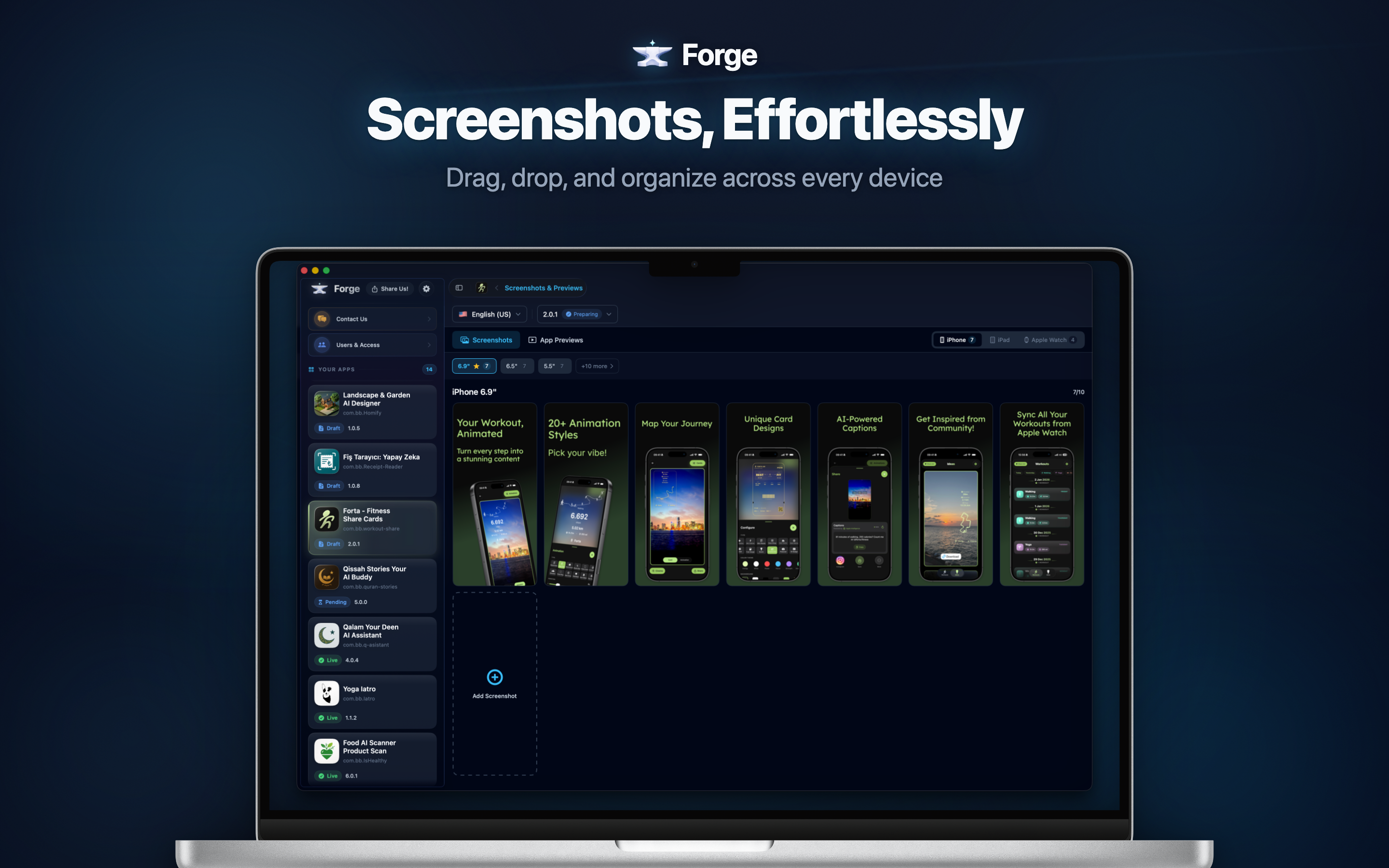 Forge - Screenshot 5 showing product features and functionality