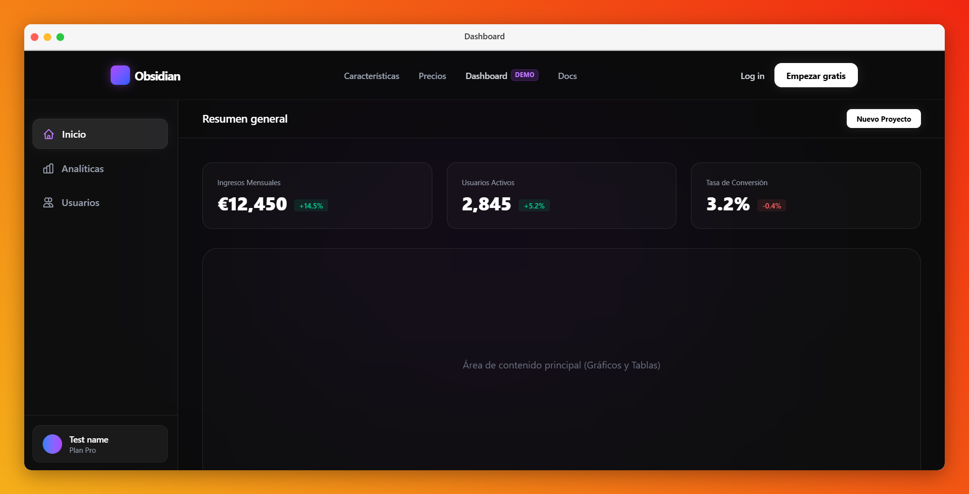 Obsidian UI gallery image