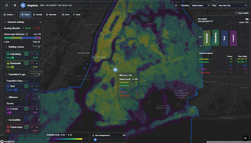 MapBees screenshot 1