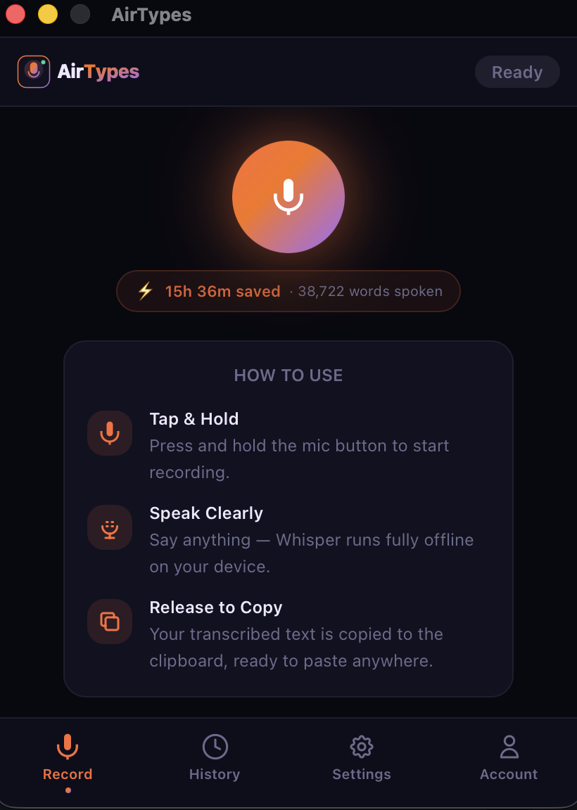 AirTypes gallery image