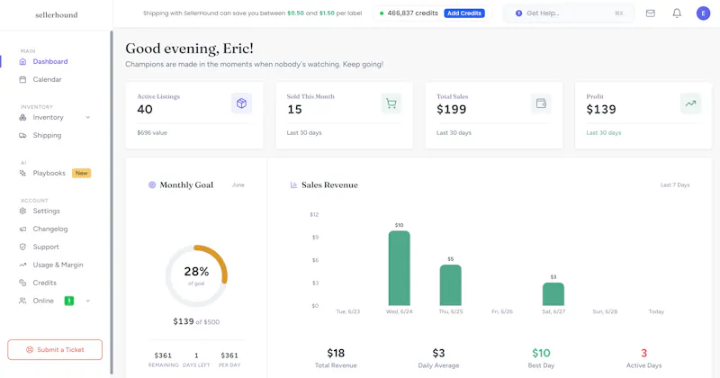 SellerHound screenshot 1