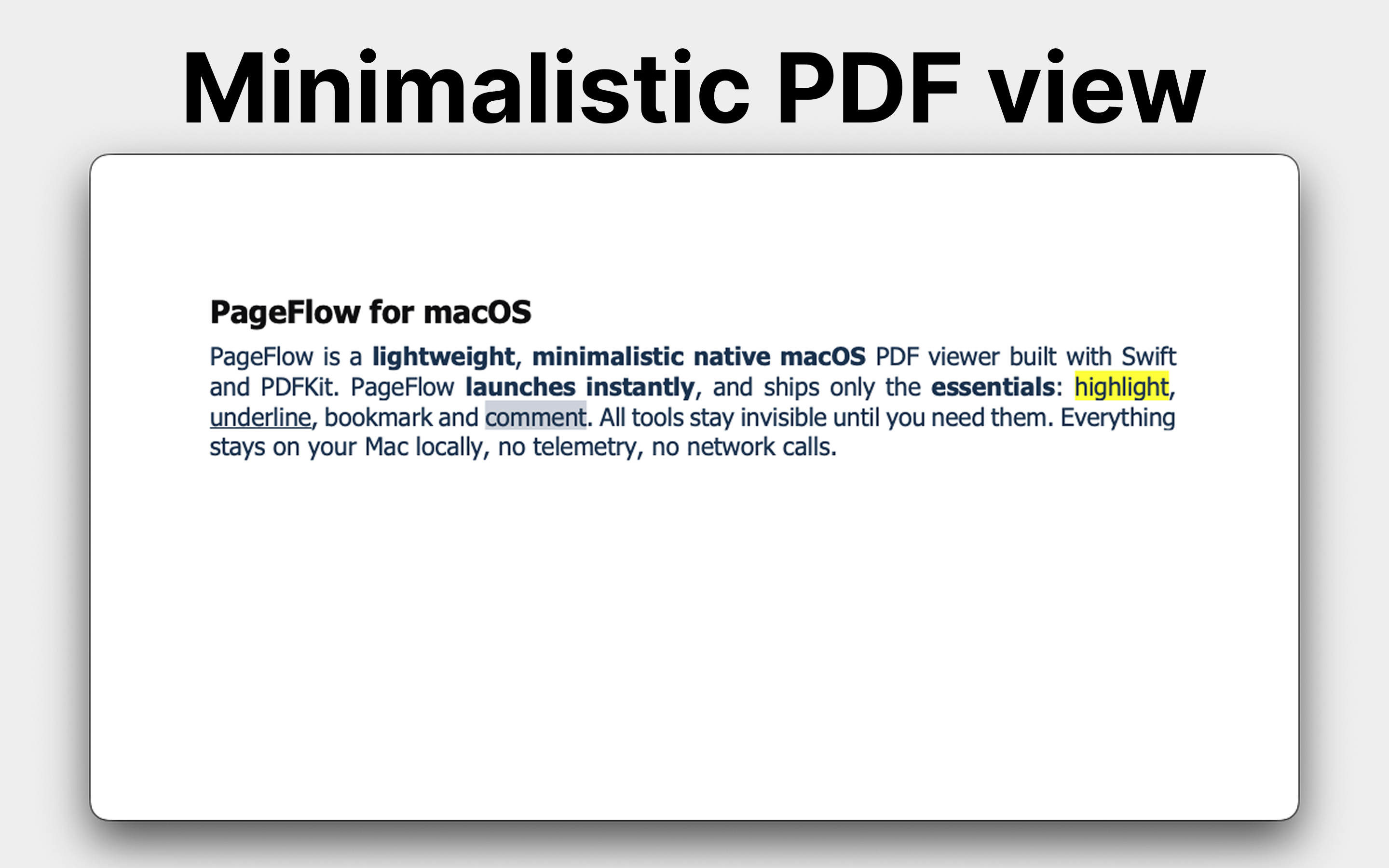PageFlow - Main product screenshot demonstrating key features and user interface