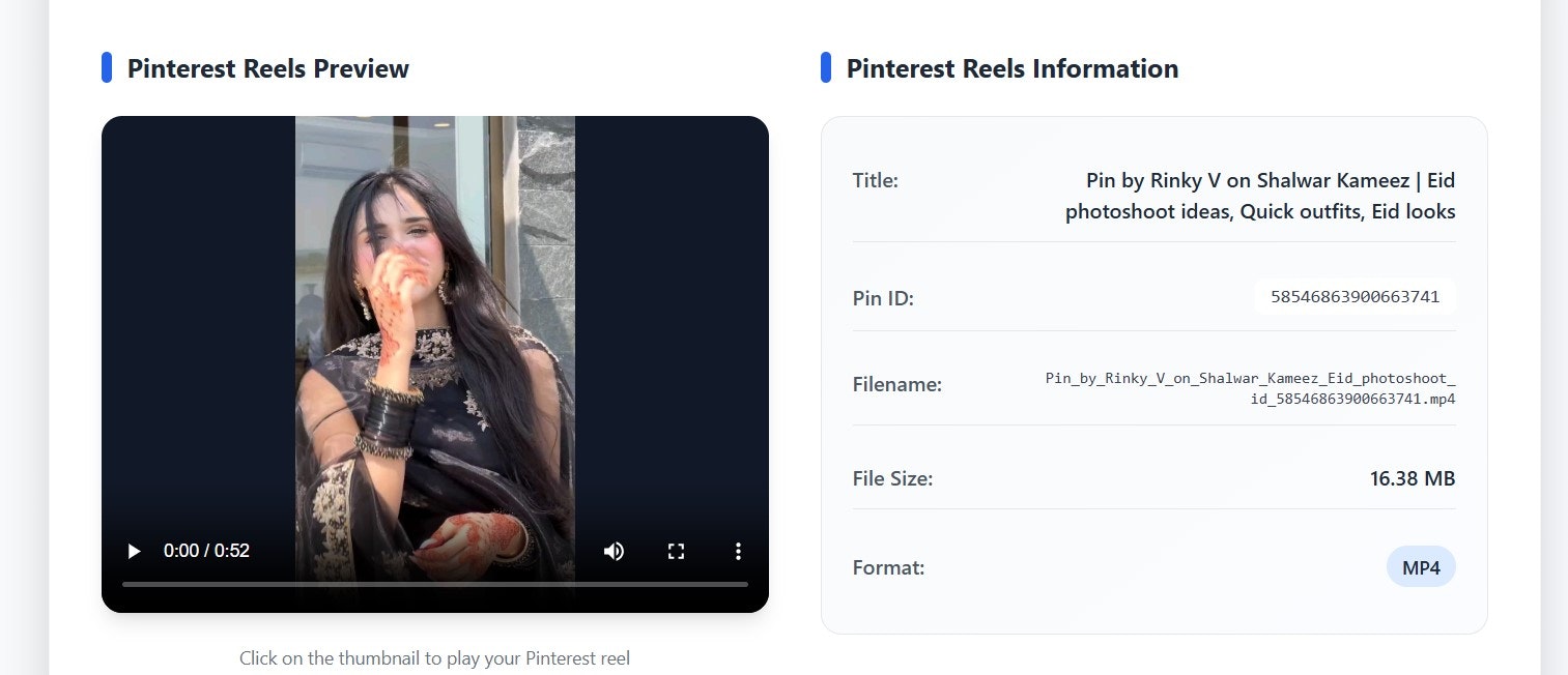Pinterest Reels Downloader - Screenshot 2 preview