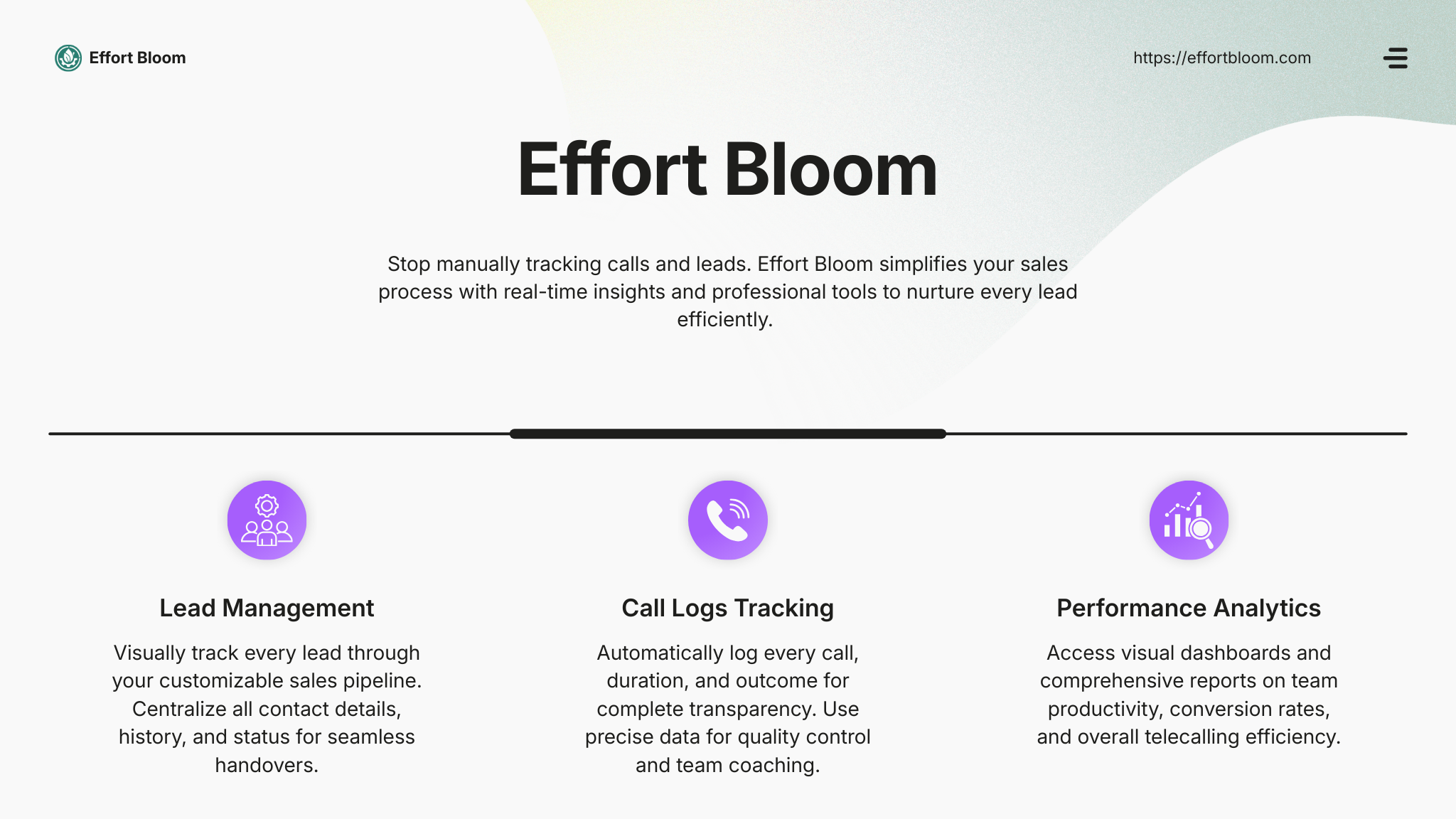 Effort Bloom - Screenshot 3 showing product features and functionality