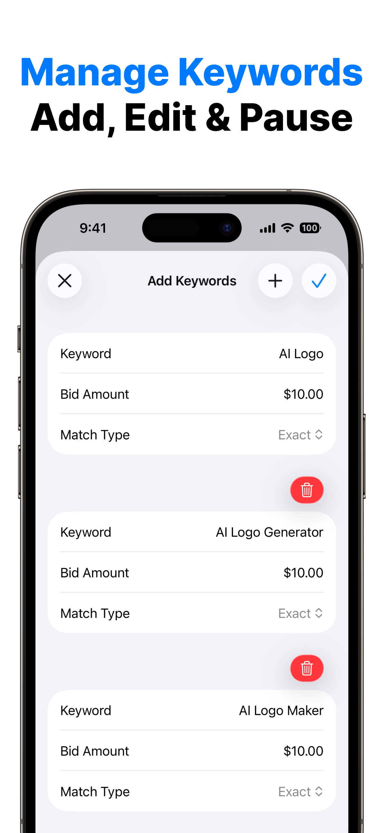Campaign Manager for Apple Ads gallery image