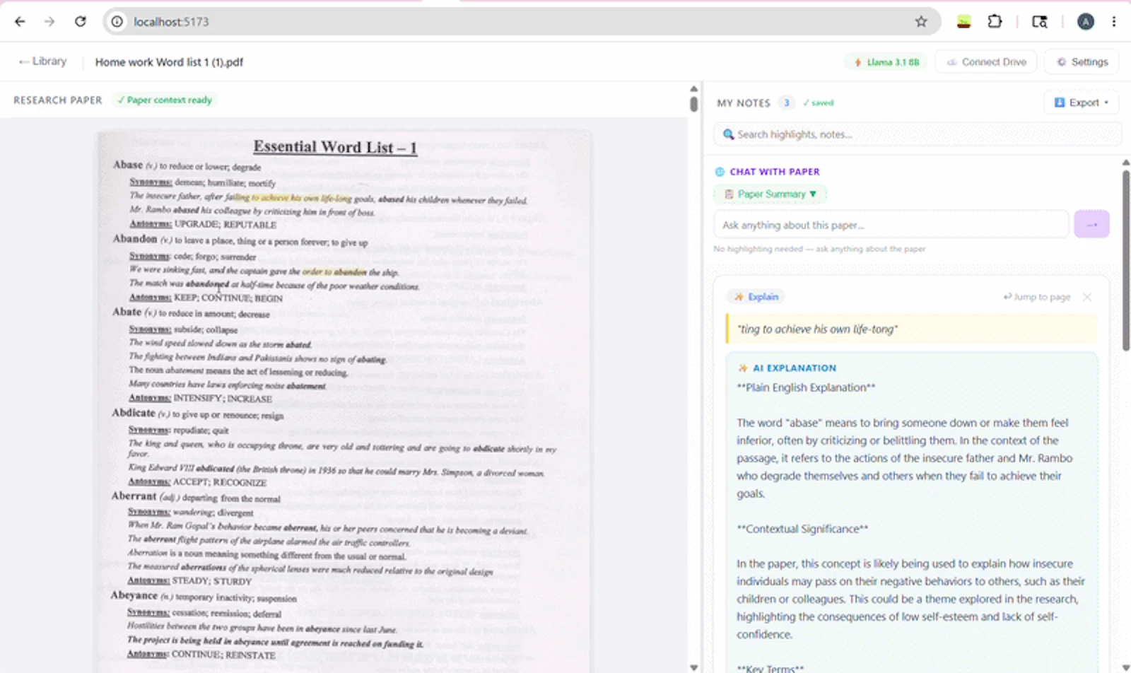  Research Notes screenshot 1