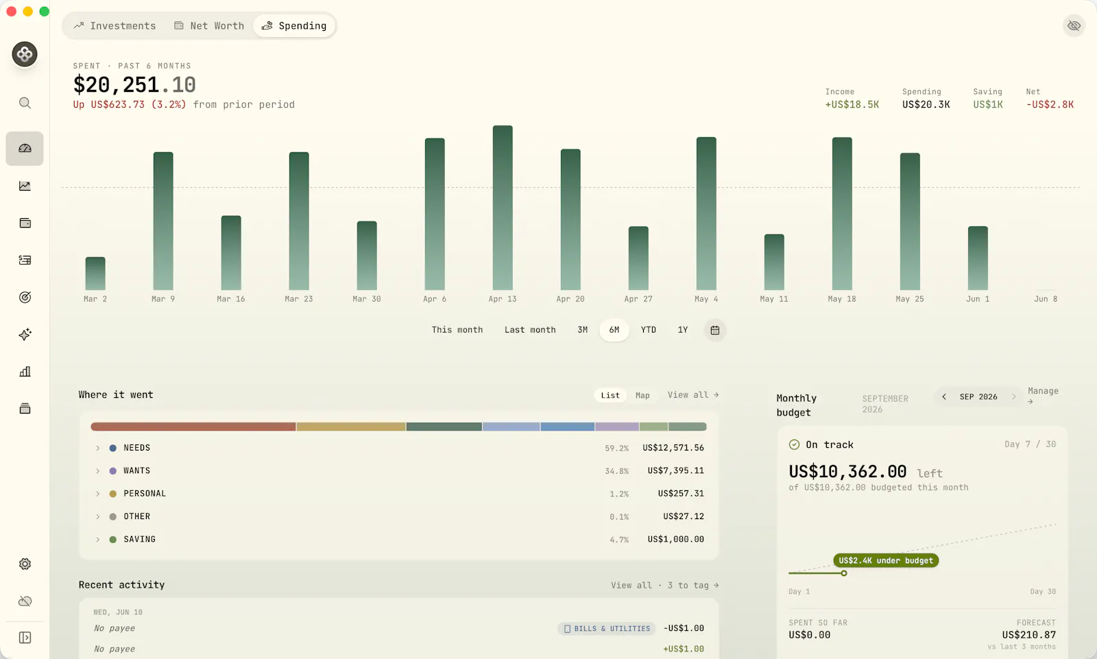 Wealthfolio screenshot 5