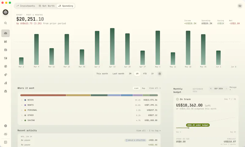 Wealthfolio screenshot 5