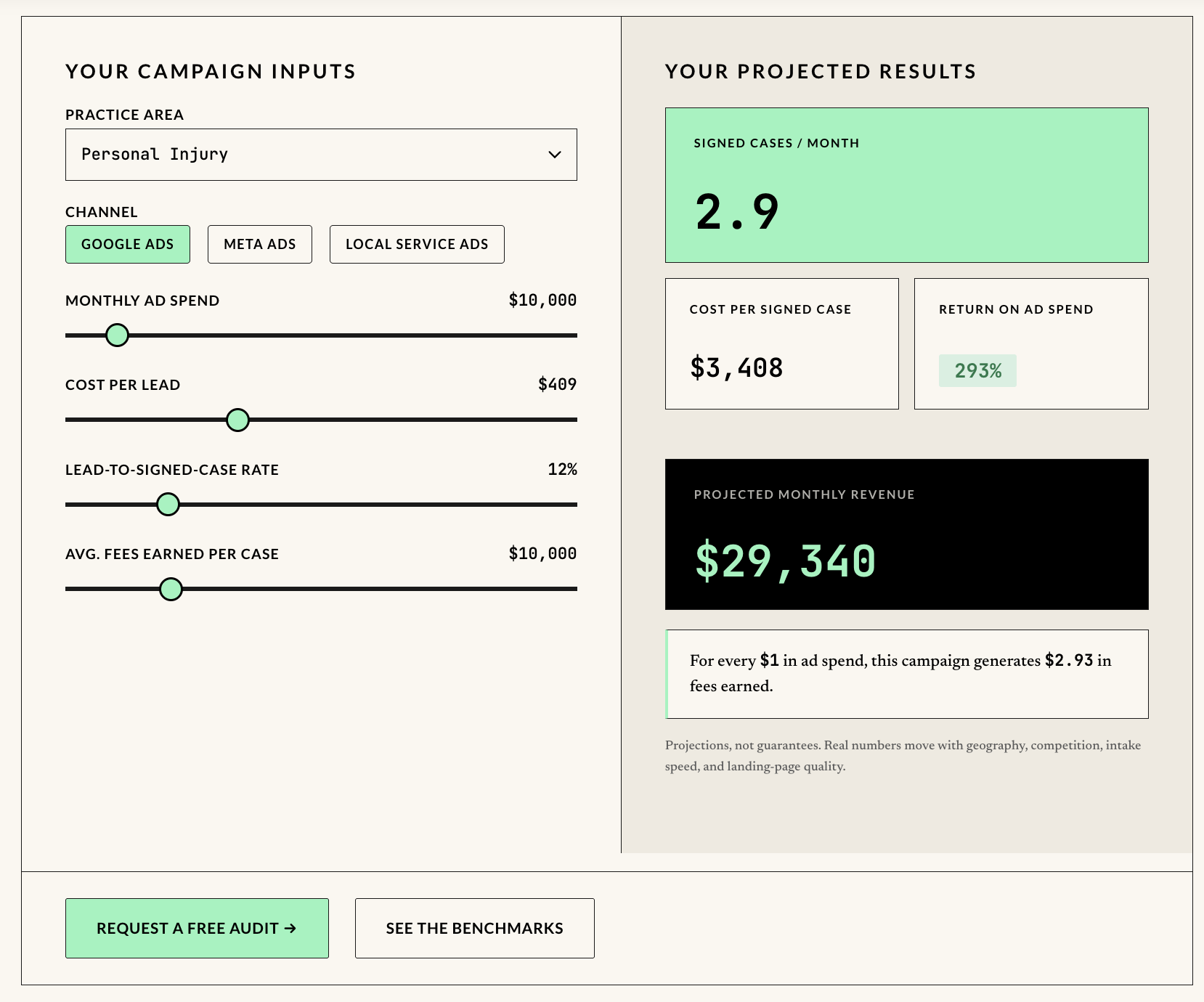 Legal PPC Calculator gallery image