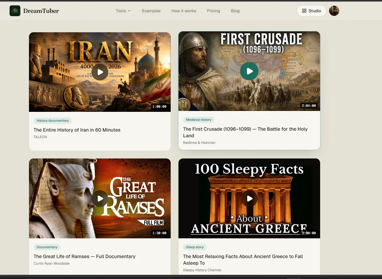DreamTuber gallery image