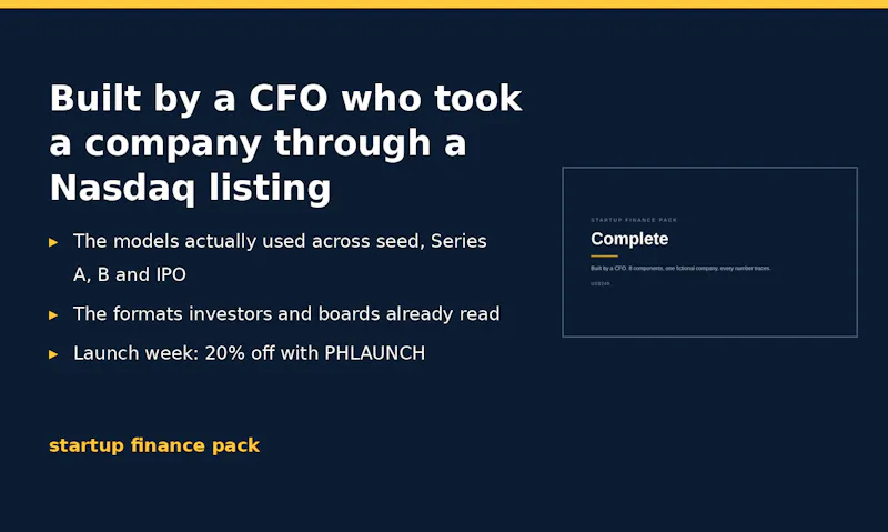 Startup Finance Pack screenshot 5