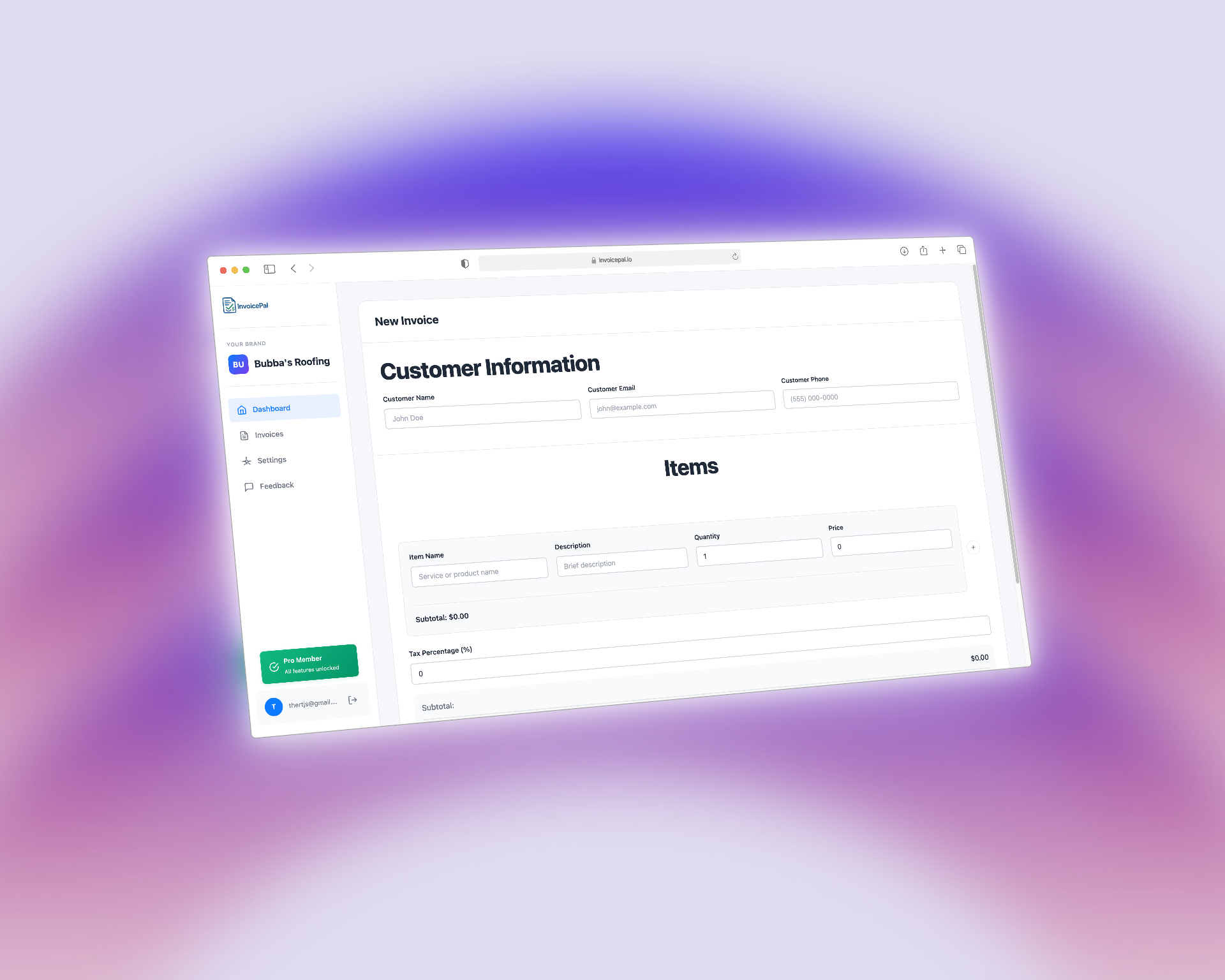 InvoicerPal - Screenshot 3 preview