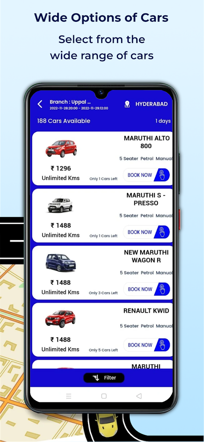 Long Drive Cars - Affitto per auto a Hyderabad - Le auto a lungo travestimento forniscono noleggi di auto con auto a guida a Hyderabad media 3