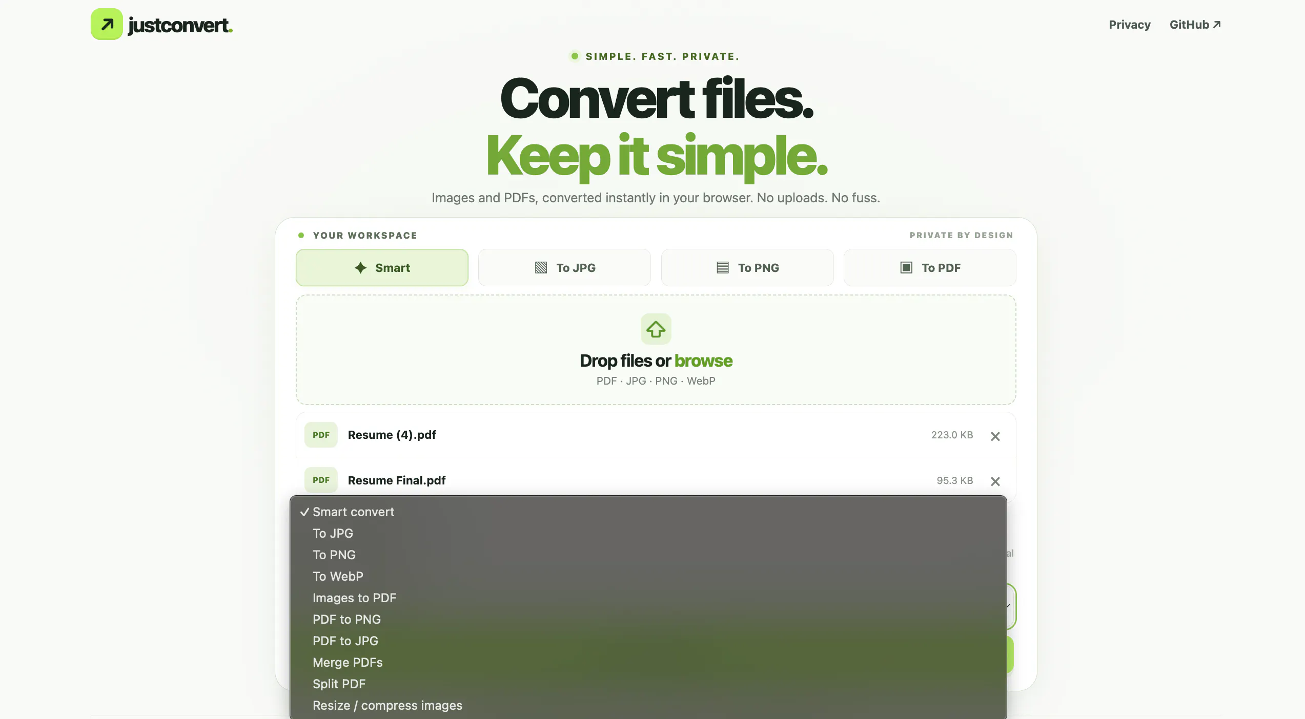 JustConvert gallery image