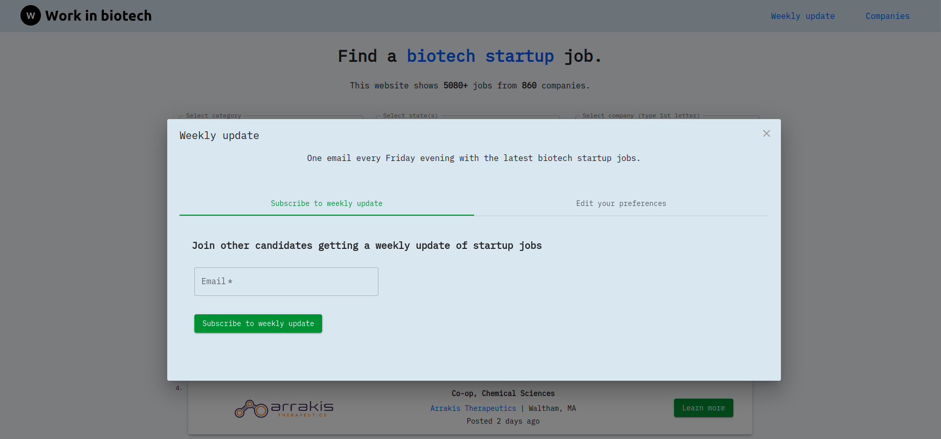 Work in biotech gallery image