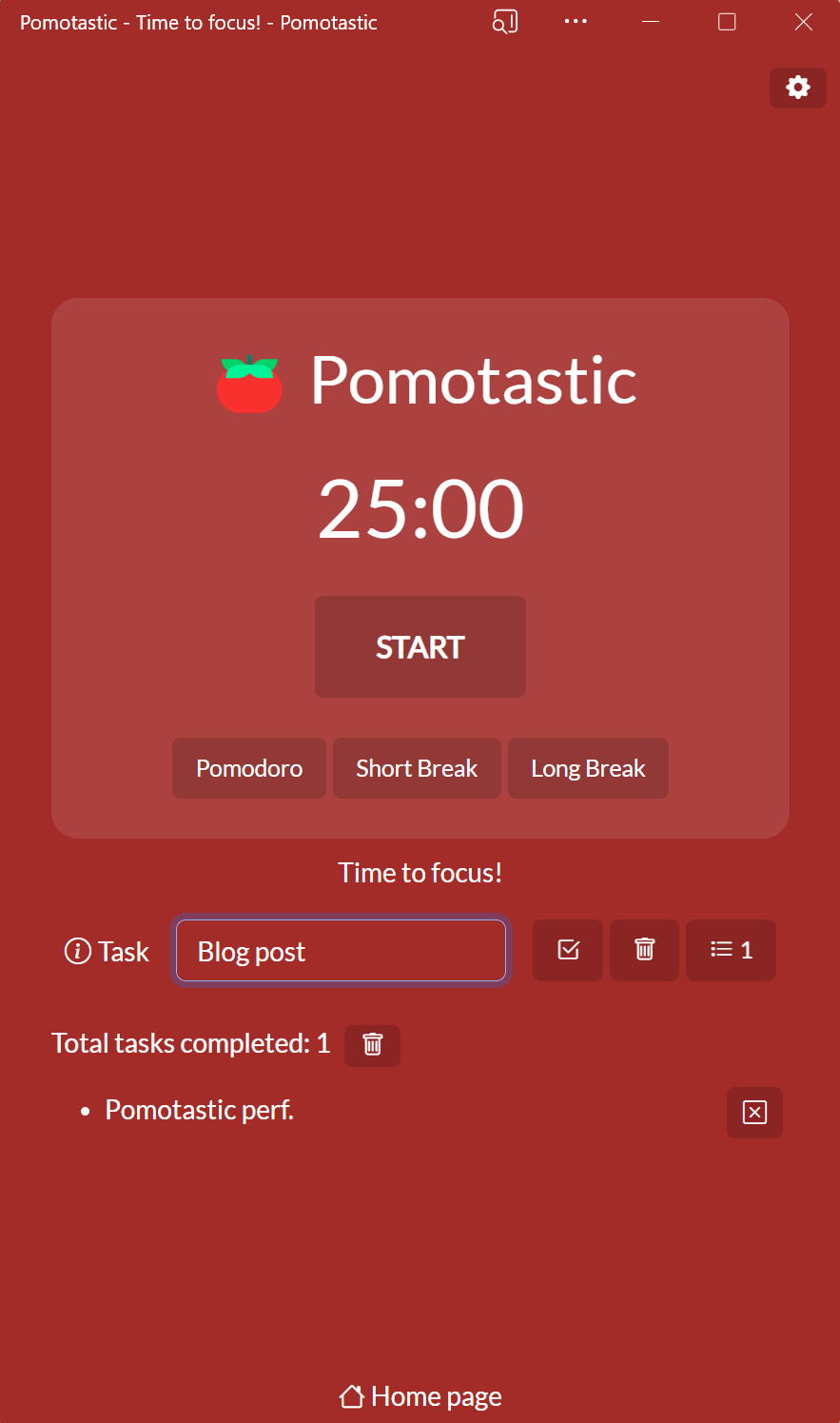 Pomotastic - Pomodoro Timer Online gallery image