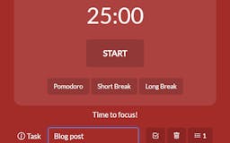 Pomotastic - Pomodoro Timer Online media 1