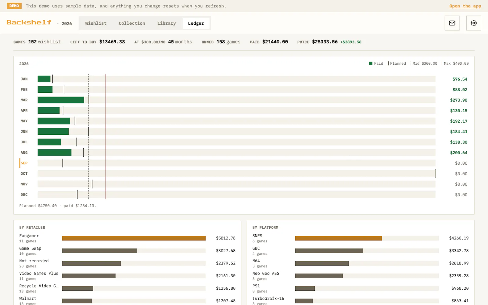 Backshelf screenshot 3